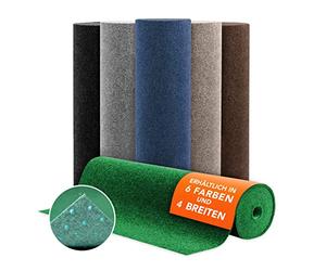 Premium colour wonder artificial grass carpet with pimples, anthracite, available in various lengths, charcoal, 200 x 100 cm
