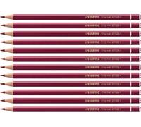 Premium Colouring Pencil - STABILO Original - Pack of 12 - crimson red deep