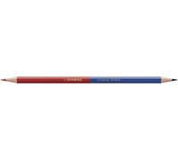 Premium Colouring Pencil, STABILO Original, Single Pen, Two-Tone, Red & Blue