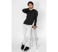 Premium Combed Cotton Long Sleeve T-Shirt Enorsia Black L
