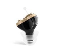 Premium Compact In-Ear Digital Sound Enhancer - Near-Invisible Noise-Reducing Audio Amplification Device for Clear Sound in Any Environment - Left Ear (Black)