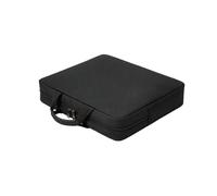 Premium Concise,Black, 2-layer Design,Durable 14-16 Inch PU Laptop Briefcase DVD Player bag,Painting board bag，Laptop case Fits Dell, HP, ASUS,MacBook Pro 6pockets (Black)