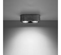Ceiling lamp concrete Basic industrial Design GU10