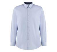 Premium Contrast Oxford Formal Shirt Kustom Kit Light Blue S