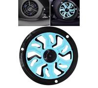 Premium Cooling Fan Cover, Motorcycle Radiator Protective Guard, Case with Lightweight Construction, Engine Shielding Accessory, Ventilated Fan Cover with Sleek Style, Engine Protection Tool