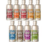 Premium Coppa Cocktail Gift Set - Ready-to-Drink Cocktails Variety Pack | Mojito, Pina Colada, Espresso Martini, Passion Fruit Martini, On the Beach & More | Worldwide Flavour Set (Pack of 9)