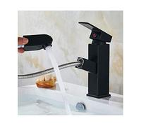 Premium Copper Bath Faucet 1.5m Pull-Out Hose Square Thermostatic Mixer for Hot & Cold Water Single Handle Modern Design Easy Installation Quality
