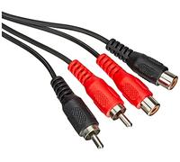 Premium Cord Cable 2 x RCA 2 x RCA M/F 2 m