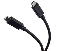Premium Cord Cable USB 3.1 Male C to USB 3.1 C Male 0.5 m Black