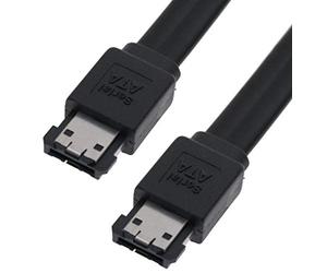 Premium Cord eSATA eSATA Cable 1.5 m Shielded Black