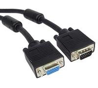 Premium Cord Extension Cable HQ Coaxial 2x Ferrite SVGA DDC2 3Xcoax + 8 Wires 2 m