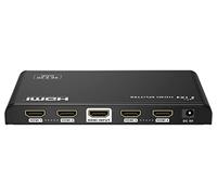 Premium Cord HDMI 2.0 Splitter 1-4 Ports 4K x 2K / 60Hz Full HD 3D Black