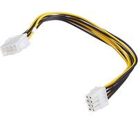 Premium Cord PC Power Supply Extension Cable 8 Pin Male to Female 0.28 m