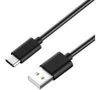 Premium Cord USB-C to USB 2.0 Connection Cable 3 m, Fast Charge up to 3 A, Charging Cable and Data Cable, USB 3.1 Type C Male to USB 2.0 Type A Male, Black, Length 3 m