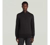 Premium Core Half Zip Knit - Black - Men S