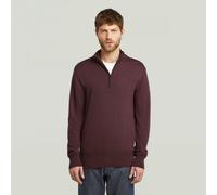 Premium Core Half Zip Knit - Red - Men S