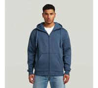 Premium Core Hooded Zip Sweater - Medium blue - Men XS