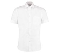 Premium Corporate Non-Iron Short-Sleeved Shirt Kustom Kit White 14.5 in