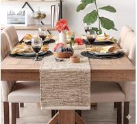 Premium Cotton Designer Table Runner - 36 x 183 cm(14x72 Inches)- Elegant Décor for Dining Tables - Handcrafted Quality- The Home Talk (Tie Die Design)