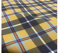Premium Cotton Fabric - Cornish Tartan Fabric By The Metre 60'' Wide - Digital Print Craft Fabric Material