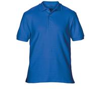 Premium Cotton Sport Double Pique Polo Shirt Gildan Royal XL