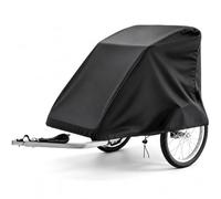 Premium Cover Bicycle Trailer Waterproof 140 x 84 x 99 cm Protective Cover Made of 420D Oxford Fabric, Universal Folding Garage Tear-Resistant & Anti-UV for Children's Trailers and Dog Trailers