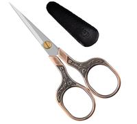 Premium Craft Scissors with Extra Sharp Blades 5 Inch - Ideal For Sewing, Cross Stitch Crochet - With Protective Cover…