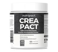 Premium Creatine Monohydrate Powder, Creapact® - 100% Ultra Pure, Unflavoured Micronised Creatine Powder | for Muscle Growth, Performance & Recovery - 100 Servings (500 Grams | 5g per Serving)