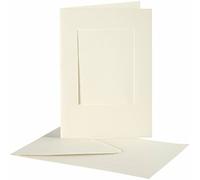Premium Creativ Company 23720 10 Piece Passepartout Card Off White High Quality