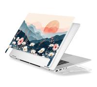 Premium Crystal Case for HP Envy x360 16-inch 2-in-1 Laptop 2024 2025 Release, Floral Patterns Ultra-Slim Lightweight Scratch-Resistant Clear Hard Shell with Professional Protection, Sunset