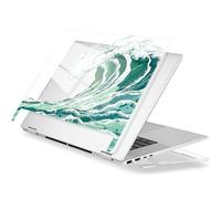 Premium Crystal Clear Case for HP Envy x360 16-inch 2-in-1 Laptop 2024 Release, Creative Patterns Ultra-Slim Lightweight Scratch-Resistant Hard Shell with Professional Protection, Wave
