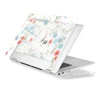 Premium Crystal Clear Case for HP Envy x360 16-inch 2-in-1 Laptop 2024 Release, Creative Patterns Ultra-Slim Lightweight Scratch-Resistant Hard Shell with Professional Protection, Cute Flowers