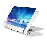 Premium Crystal Clear Case for HP Envy x360 16-inch 2-in-1 Laptop 2024 Release, Creative Patterns Ultra-Slim Lightweight Scratch-Resistant Hard Shell with Professional Protection, Aurora