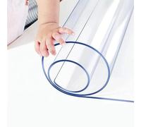 Premium Crystal Clear Table Protector - Transparent PVC Cover, 1mm/1.5mm/2mm/3mm Thick, Ideal for Easy Cleaning & Scratch Resistance, Perfect for 60x250mm Tables