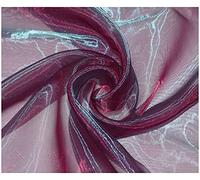 Premium Crystal Organza Voile Fancy Dress Costume Decorations Fabric 150cm Wide/Sold by The Metre (TT-07 Frozen Purple)