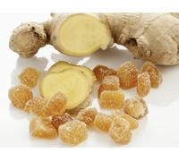 Premium Crystallised Ginger - Sweet & Spicy Snack | Sugared Ginger Pieces | Ideal for Baking, Tea, Snacking & Gifting | Vegan (150 g)