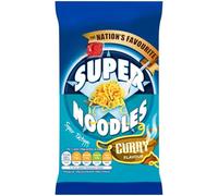 Premium Curry Flavour Instant Noodles (90g, Pack of 10) - Bulk Box of Quick Cook Savoury Ramen - Super Tasty Fast Snack & Easy Meal Base