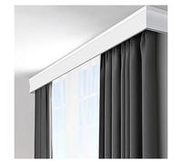 Premium Curtain Pelmet Cornice Box 4 50 Ft Hidden Rod Valance with Tracks & Brackets for Home Office Hotel White 8ft/2.4m/96in Elegant Window Treatment Solution