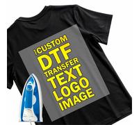 Premium Custom DTF Transfers for Apparel Designers | High-Definition Iron-On Logos for Fashion Lines | Oeko-TEX Certified | Easy Heat Press or Iron Application