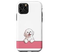 Premium Cute Maltese Happy Puppy Funny White Dog Case for iPhone 11 Pro