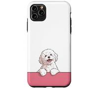 Premium Cute Maltese Happy Puppy Funny White Dog Case for iPhone 11 Pro Max