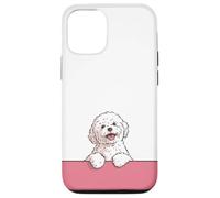 Premium Cute Maltese Happy Puppy Funny White Dog Case for iPhone 12/12 Pro