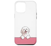 Premium Cute Maltese Happy Puppy Funny White Dog Case for iPhone 12 Pro Max
