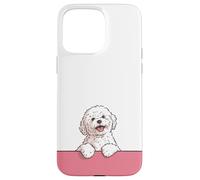 Premium Cute Maltese Happy Puppy Funny White Dog Case for iPhone 15 Pro Max