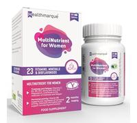 Premium Daily Multivitamin Tablets for Women - 23 Essential Vitamins, Minerals & Bioflavonoids - Vegetarian Formula - One-A-Day Blend for Optimal Health - Eco-Friendly Biocompostable Packaging