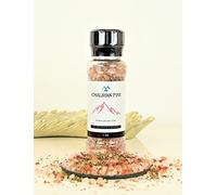 Premium Dark Pink Himalayan Salt. 100% Pure Natural Salt and Oregano Blend Grinder (4.5 Ounce - 125 Grams)