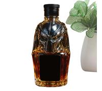 Premium Decanter Set - Lead Free Crystal Whiskey Carafe with Airtight Seal, 300ml Decanter for Alcohol, Durable Glass Barrel Style Ball Bottle, Elegant Bourbon Brandy Dispenser as Ges