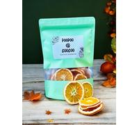 Premium Dehydrated Dried Orange Slices - All Natural, No Added Sugar, Dried Fruit Dehydrated Citrus for Tea, Cocktails, Baking, Garnish & Healthy Snacking (50+ Slices)