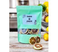 Premium Dehydrated Lemon Slices All Natural, No Added Sugar, Dried Lemon Dehydrated Citrus for Tea, Cocktails, Baking, Garnish & Healthy Snacking (50+ Slices)