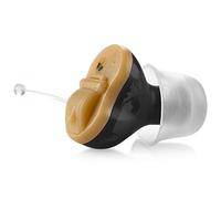 Premium Digital Hearing Amplifier - Right Ear Invisible in Canal (CIC) in-Ear Mini Sound Enhancer Set, Near-Invisible, Noise Cancelling, Personal Sound Hearing Amplifier - Black